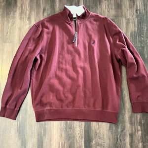 Nautica 1/4 Zip Pullover Men Size XL